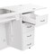 Arrow Classic Harriet Sewing Cabinet with Hydraulic Lift & Storage Drawers - Ash White
